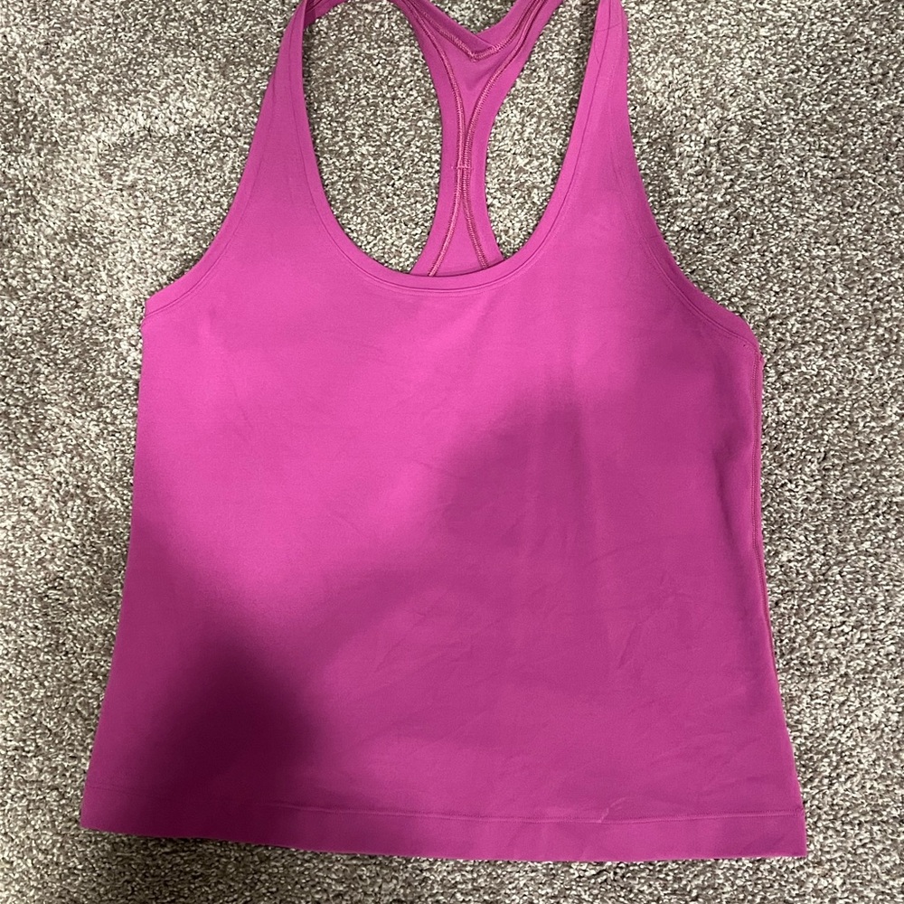 Lululemon Pink Racerback Tank Top